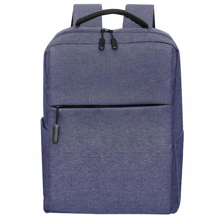 Mochila corporativa modelo Work de 14 litros para notebook de 16 pulgadas con bolsillo frontal y lateral para merchandising