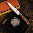 Cuchillo 5” pellaifa con funda café