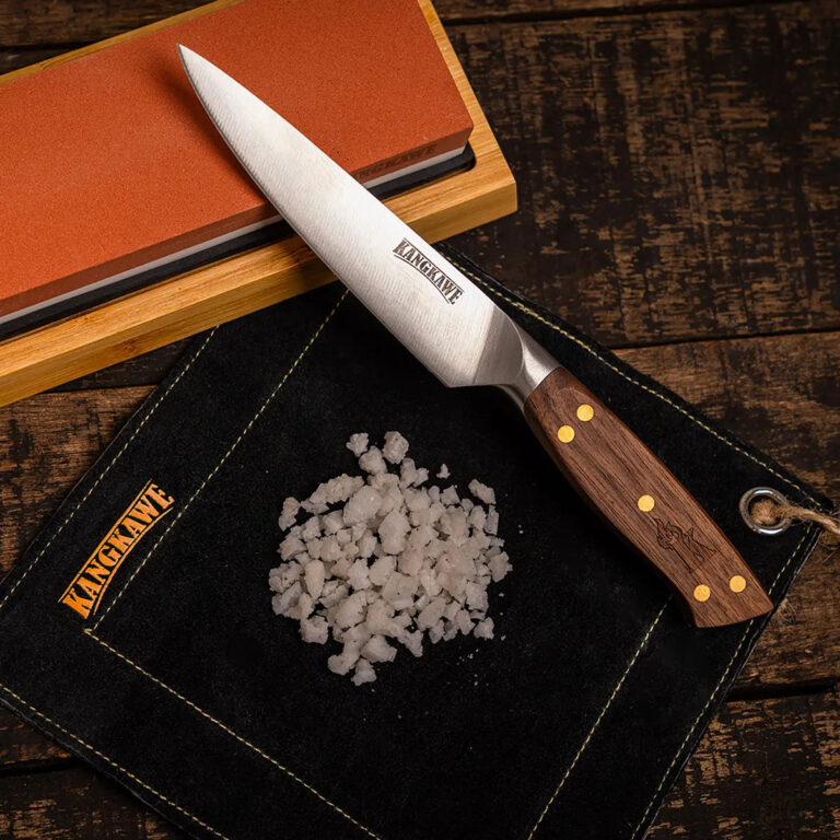 Cuchillo 5” pellaifa con funda café - Imagen 4