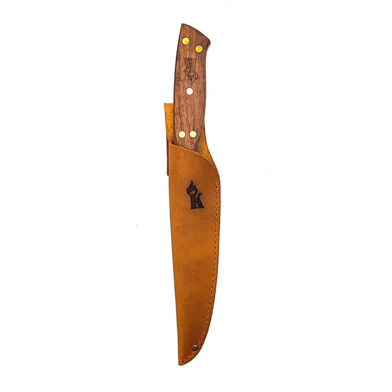 Cuchillo 5” pellaifa con funda café - Imagen 2