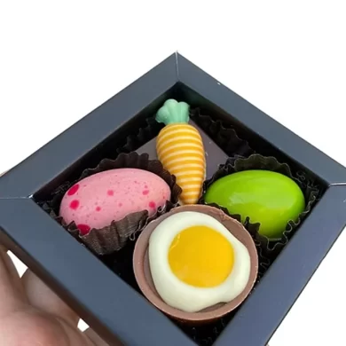 Caja 4 bombones Pascua