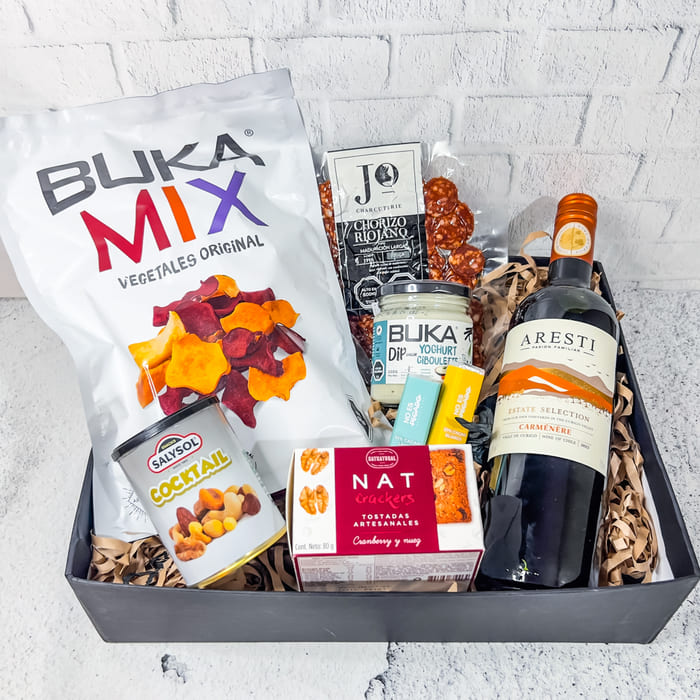 Caja Vinícola y Tentaciones Gourmets