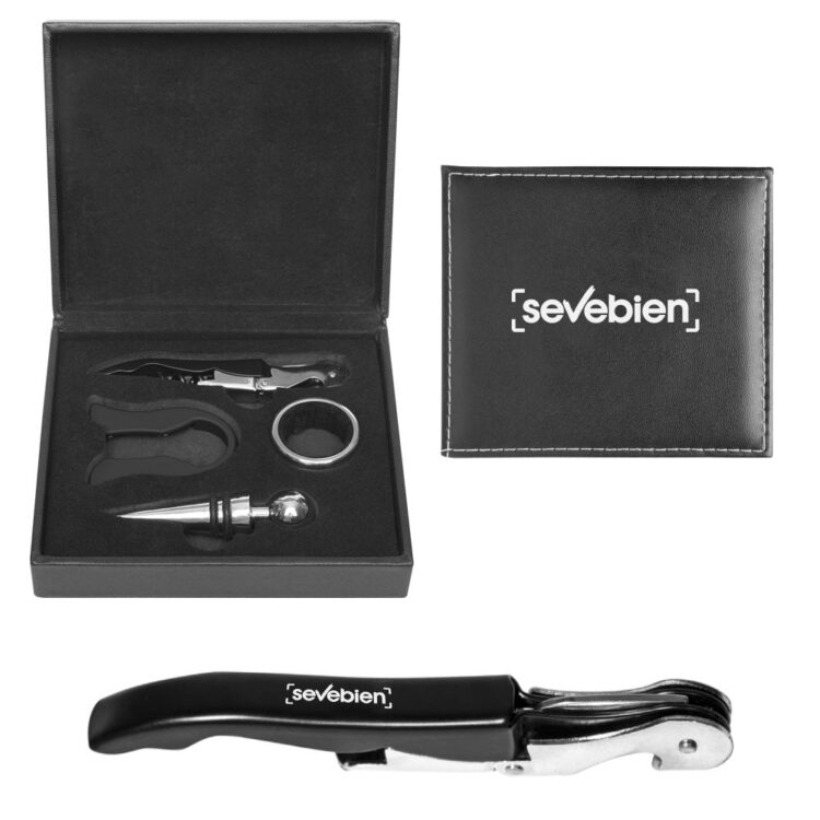 Set Destapador de Cuero Premium