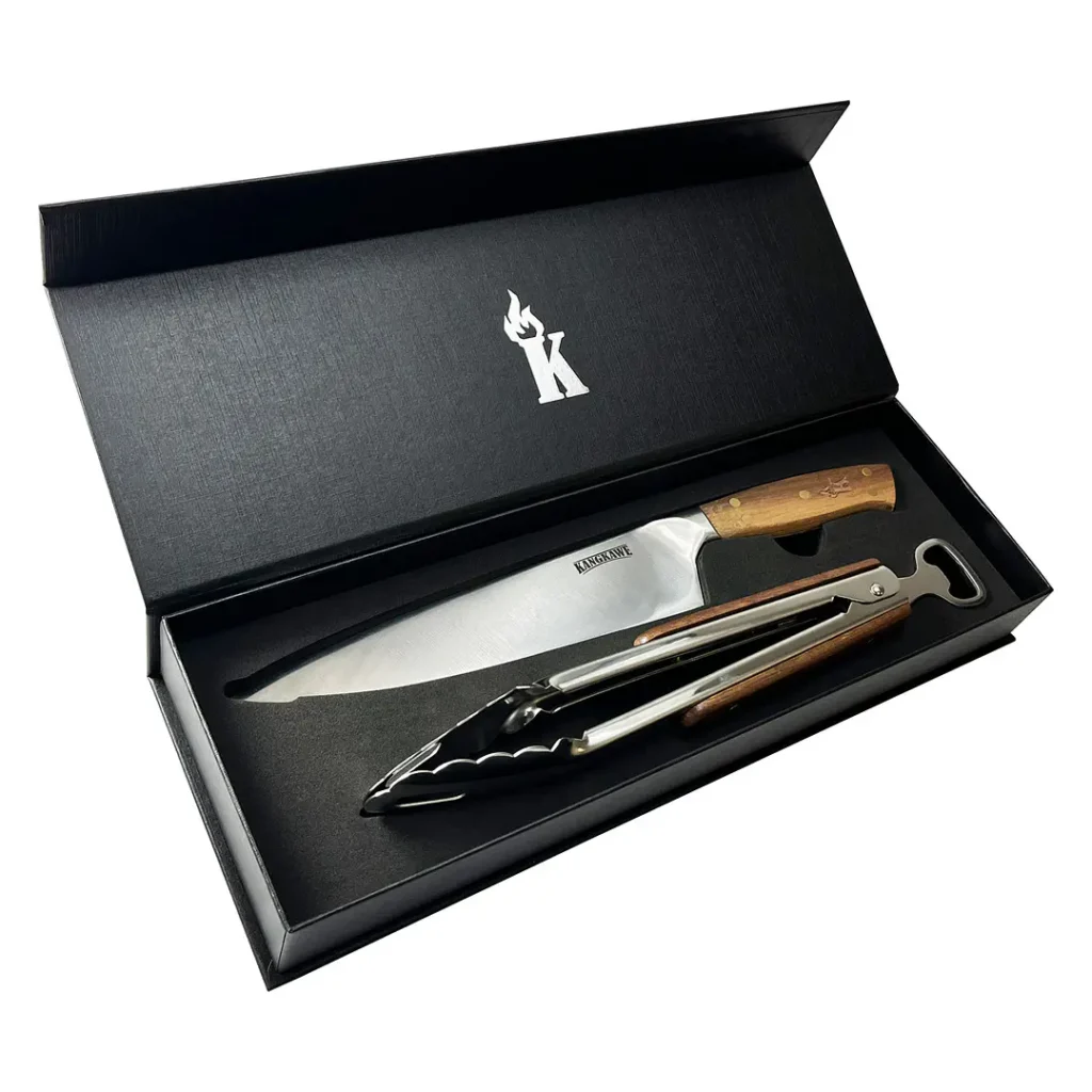 Set Parrillero Cuchillo Catemu y Tenaza 10 Edicion Limitada Black